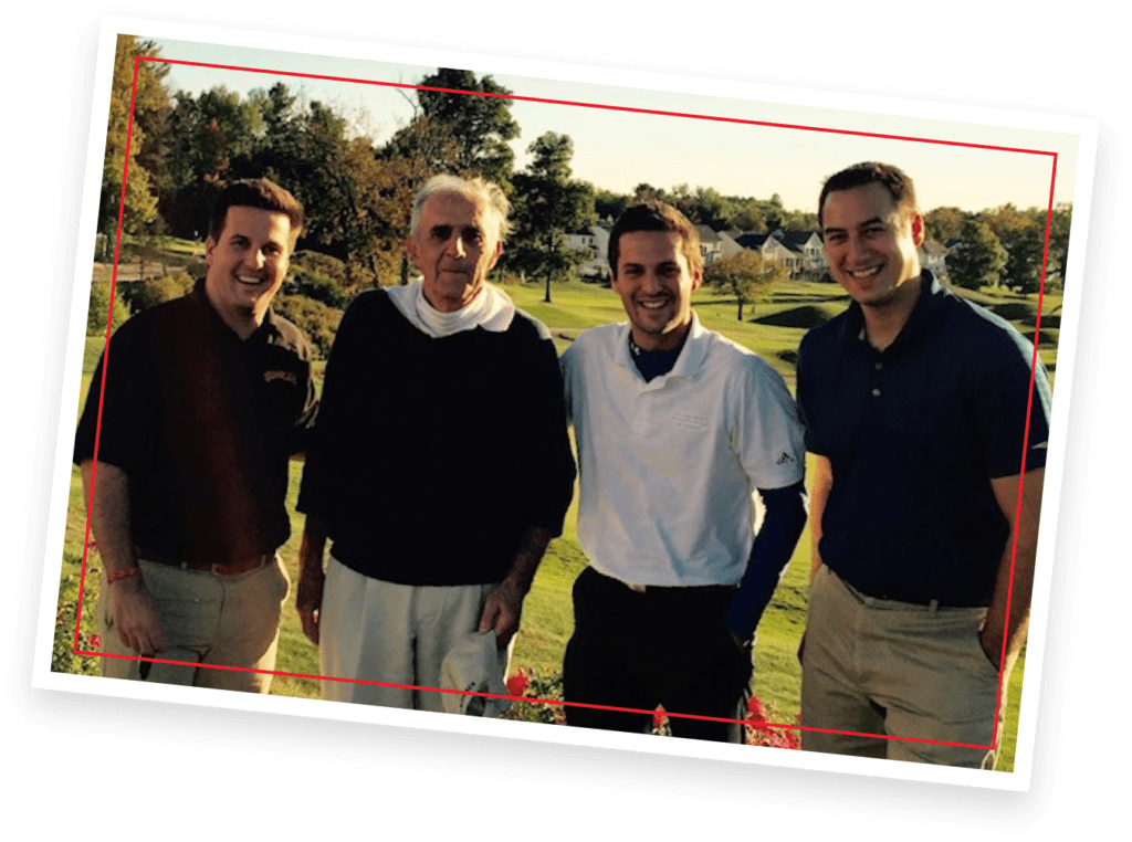 Group photo of Joseph Boghos, Joe Ganem, Stephen Boghos and Tom Conomacos.